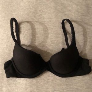 Victoria’s Secret lightly lined black bra